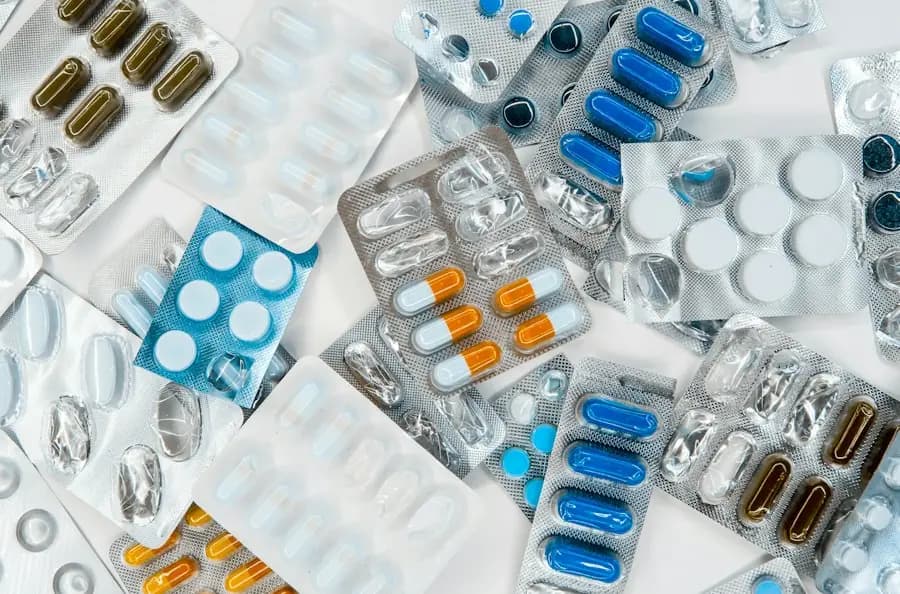 Blister packs of tablets
