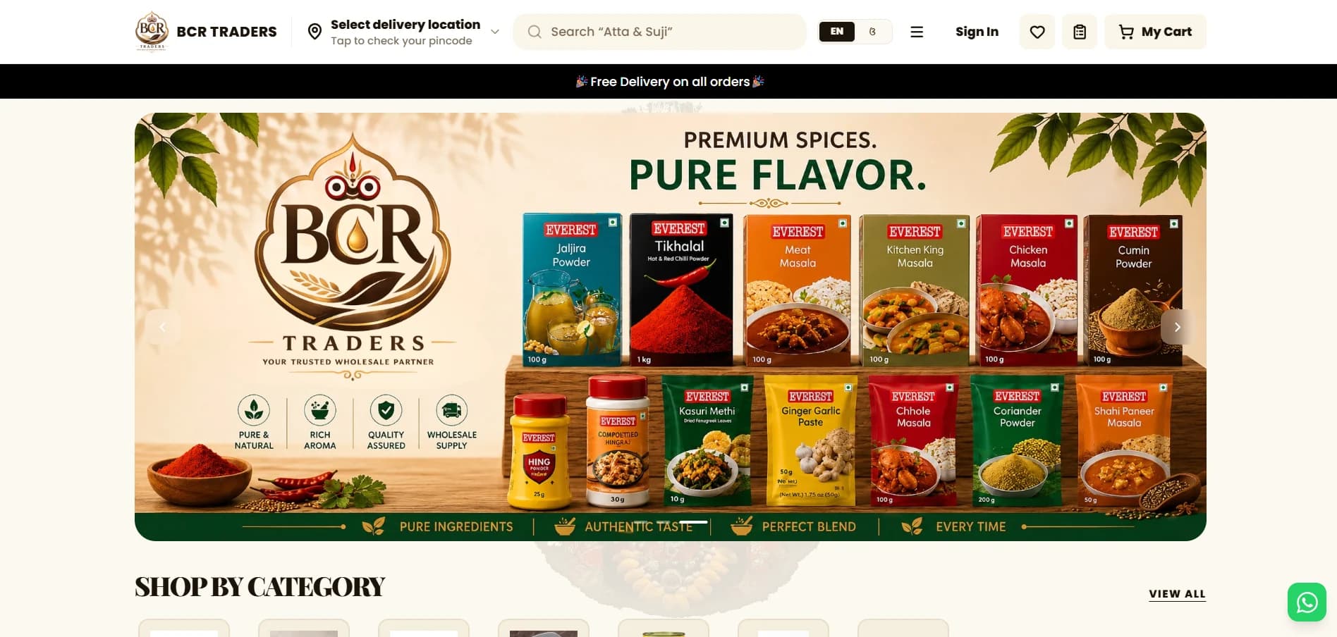 BCR Traders website by Crayora